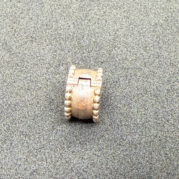 Pandora Sterling Silver Beaded Clip Charm – ALE S925 (Retired) - Picture 1 of 7